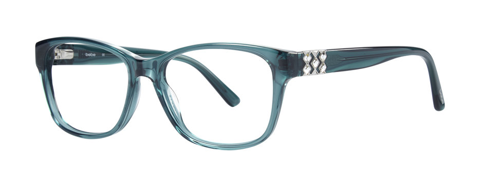 bebe teal eyeglasses