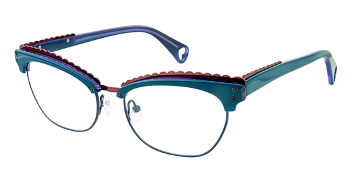 betsey johnson eyeglass frames